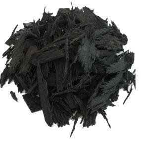 Premium Shredded Rubber Mulch - Black