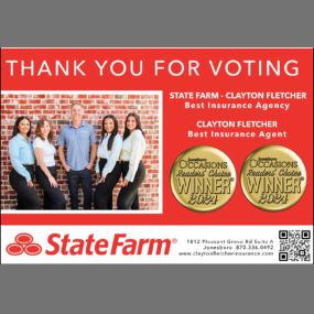 Thank you for voting us Best Insurance Agency and Best Insurance Agent!