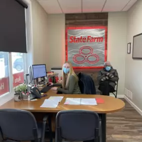 Bernie came in from the cold to get a great rate on his insurance! (We offered him some ???? ???? ???? ???? but he didn’t want to remove his gloves)