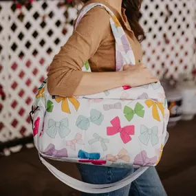 What's lightweight, colorful, and fun? These cute bags are trendy and functional. Stop in today to choose your favorite.