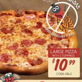 Enjoy a Snappy Tomato Pizza – Lunch, Dinner or Evening Snack
Delivery, Pick-Up or Carry-Out

No Cicadas - Just Excellent Pizza