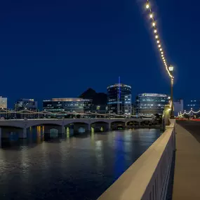 Tempe town lake near community