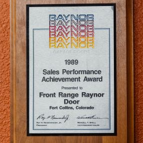 We are known at Front Range Raynor for our fast responses and high-quality products and services.