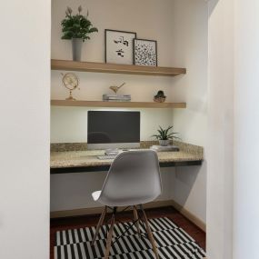 With space to work from home