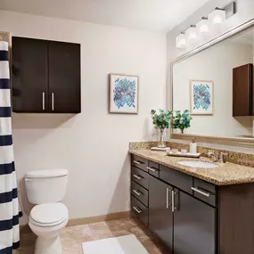 Bathroom with garden tub