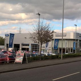 Exterior view of the Ford Northwich dealership