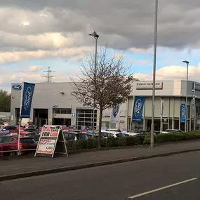 Exterior view of the Ford Northwich dealership