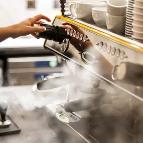 Barista station at Parcafe