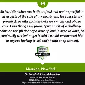 Richard Gambino Realtor-  Licensed Associate Broker for Coldwell Banker American Home