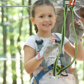 The ZipZone Outdoor Adventures Kids Park for kids ages 4-7.