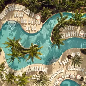 Harborside Pool Club lazy river at The Boca Raton