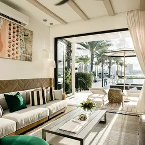 Harborside Pool Club luxe cabana at The Boca Raton