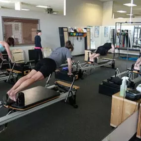 A positive and inspiring facility designed and equipped with the most state of the art exercise machines.

Instruction and programs specialize in women's needs.
All members receive free orientation and instruction on exercise equipment.
Personal training is also available with our certified training staff.