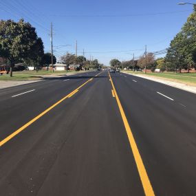 Hoover Road concrete paving project