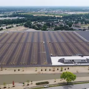 Ford Rotunda Lot - AJAX Paving Award Winning Projects