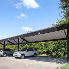 Rentable carports at Camden Shadow Brook