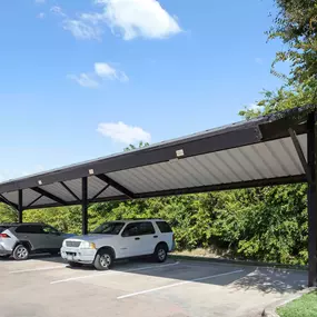 Rentable carports at Camden Shadow Brook