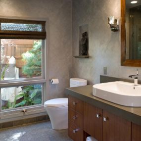 Bathroom remodel done by South Pasadena contractor, Cynthia Bennett & Associates, Inc. Contact us for architecture, construction, remodel, and interior design services: 626-799-9701.