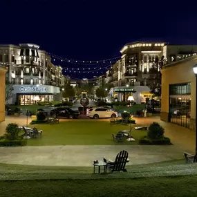 Avalon Shopping Center at night near Camden Deerfield