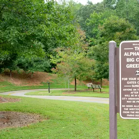 Big Creek Greenway near Camden Deerfield