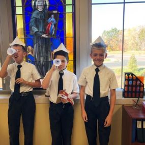 At Ave Maria, we form young minds, hearts, and souls through a commitment to clear thinking, academic achievement, character formation, prayer, and service.