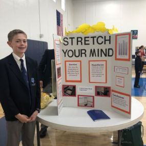 At Ave Maria Academy, students have research presentations that bring out their intelligence and creativity!