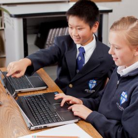 Computer-based learning at Ave Maria Academy goes beyond the classroom. Give us a call today to find out more!