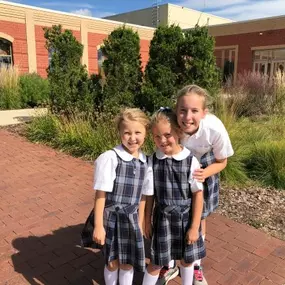 Students at  Ave Maria Academy make new friends quite frequently!