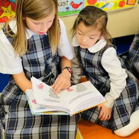 A Catholic education:
- Nurtures a child's soul through prayer and worship
- Teaches clear thinking by a sound academic curriculum
- Forms a child's character with a focus on virtue and grace
- Educates the whole child in a familial, supportive environment
- Respects the parents' role as the primary educators of their children