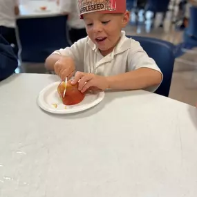 Rooted in the Catholic intellectual tradition, Ave Maria Academy forms young minds, hearts, and souls through a commitment to clear thinking, academic achievement, character formation, prayer, and service.