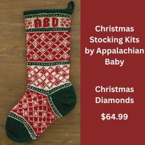 ????Which kit is your favorite? ✨ The Appalachian Baby Christmas Stocking is a perfect holiday keepsake????Packaged in a gift box with a satin ribbon and includes a knitter signature gift tag. These adorable knit kits include Lanaloft Worsted (100% wool, single ply) or Nature Spun Worsted from Brown Sheep Company (100% Wool, 3-ply) and a printed pattern.