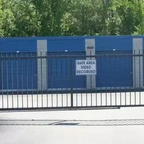 Security fence surrounding property