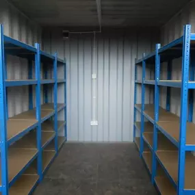 Individually alarmed storage units