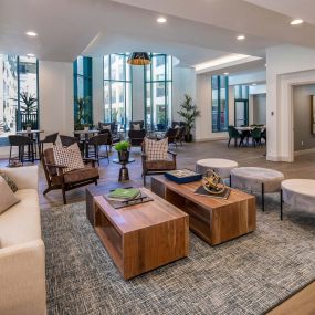 Camden Tuscany Apartments resident lounge with additional seating areas
