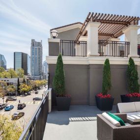 camden tuscany apartments san diego ca terrace with downtown san diego skyline views