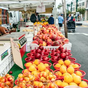 Farmers market alongside community every weekend