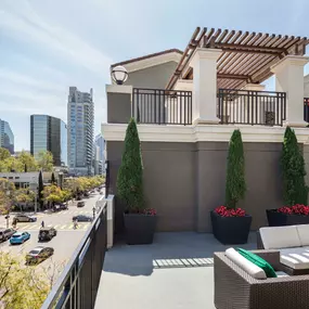 camden tuscany apartments san diego ca terrace with downtown san diego skyline views