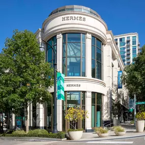 Buckhead village with high end shopping near community