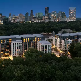 Views of downtown atlanta skyline