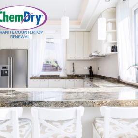 Granite counter tops can lose their shine over time.  Our technicians are trained to offer the best granite renewal process available in our area.