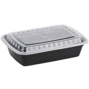 disposable plastic food containers with lids