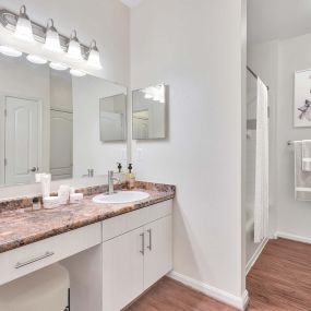 Bathroom with vanity at Camden Fair Lakes