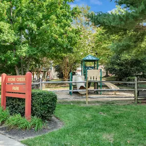 Stone Creek Park near Camden Fair Lakes