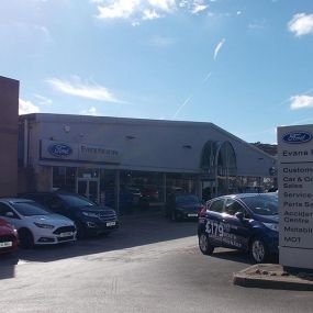 Outside the Ford Batley dealership