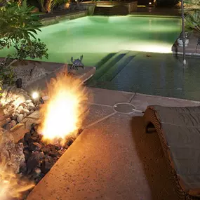 Add Dramatic Fire Features to any Poolscape