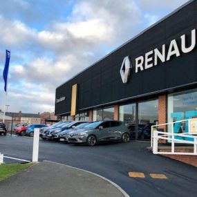 Outside the Renault Sunderland dealership