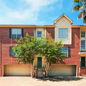 One two and three bedroom apartments and townhomes with attached garages at Camden Holly Springs Apartments in Houston, TX