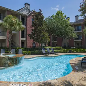 Swimming pool with wifi at Camden Holly Springs Apartments in Houston, TX