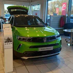 Cars Inside Vauxhall Falkirk Dealership