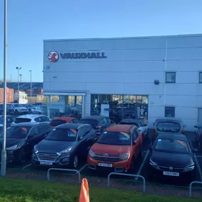 Outside Vauxhall Falkirk Dealership